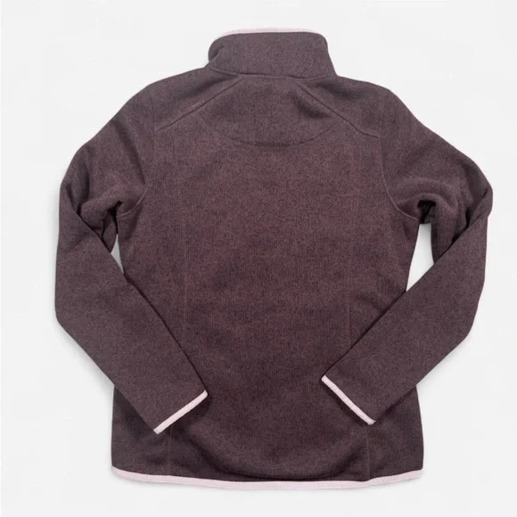 maroon L.L. Bean fleece zip-up - Picture 5 of 5